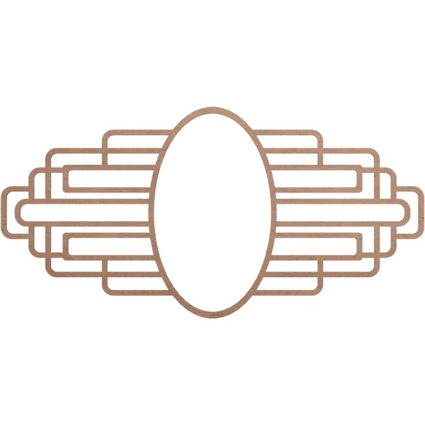 Ekena Millwork Elizabeth Wood Fretwork Pierced Ceiling Medallion, 36"W x 18"H x 9 7/8"IW x 17"IH x 3/8"T CMWP36X18X0375EBMF - main